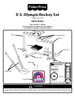 Preview for 1 page of Fisher-Price U.S. Olympic Hockey Set Instructions