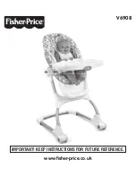 Preview for 1 page of Fisher-Price V6908 Instructions Manual