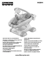 Предварительный просмотр 1 страницы Fisher-Price W2044 Consumer Information