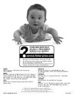 Preview for 20 page of Fisher-Price X2535 Quick Start Manual