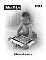 Preview for 1 page of Fisher-Price X3189 Instructions Manual