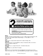 Preview for 24 page of Fisher-Price X7050 Quick Start Manual