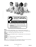 Предварительный просмотр 2 страницы Fisher-Price X7323 Instruction Manual