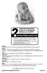 Preview for 28 page of Fisher-Price X7331 Manual