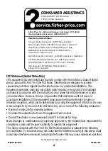 Preview for 4 page of Fisher-Price X7669 Instructions Manual