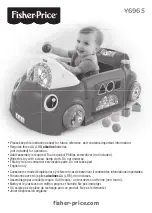 Fisher-Price Y6965 Instruction Sheet preview