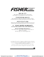 Preview for 19 page of Fisher Research Labs TW82P Operating Manual