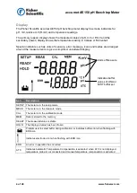 Preview for 4 page of Fisher Scientific accumet AE150 User Manual