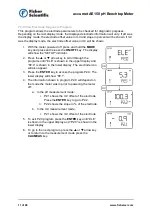 Preview for 11 page of Fisher Scientific accumet AE150 User Manual