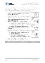 Preview for 13 page of Fisher Scientific accumet AE150 User Manual