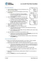 Preview for 15 page of Fisher Scientific accumet AE150 User Manual