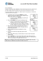 Preview for 17 page of Fisher Scientific accumet AE150 User Manual