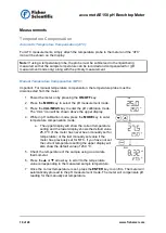 Preview for 19 page of Fisher Scientific accumet AE150 User Manual