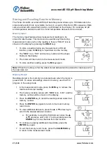 Preview for 21 page of Fisher Scientific accumet AE150 User Manual