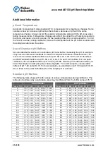 Preview for 25 page of Fisher Scientific accumet AE150 User Manual