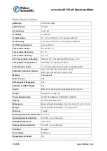 Preview for 26 page of Fisher Scientific accumet AE150 User Manual