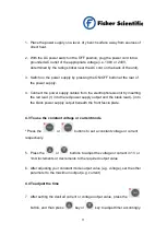 Preview for 11 page of Fisher Scientific FB79530 Instruction Manual