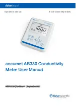 Preview for 1 page of Fisher Scientific Fisherbrand accumet AB330 User Manual