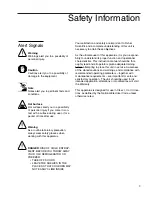 Preview for 3 page of Fisher Scientific Isotemp 150 Safety Information Manual