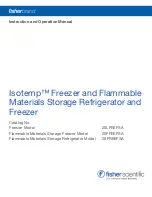 Fisher Scientific Isotemp 20FFEEFSA Instruction And Operation Manual preview