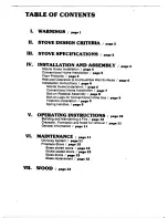 Preview for 2 page of Fisher Stoves honey bear series Owner'S Manual