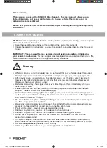 Preview for 4 page of Fisher 126004 Operating Instructions Manual