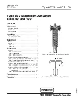 Fisher 657 Sizes 100 Instruction Manual предпросмотр