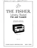 Fisher 80-T Installation, Operating And Service Manual preview