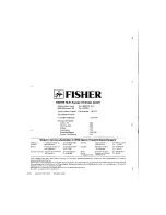 Preview for 14 page of Fisher CA-520 Service Manual