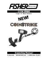 Preview for 1 page of Fisher COIN STRIKE Operating Manual