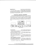 Preview for 10 page of Fisher Coronet II Operating Instructions Manual