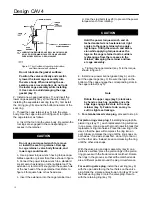 Предварительный просмотр 12 страницы Fisher Design CAV4 Instruction Manual