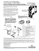 Предварительный просмотр 2 страницы Fisher EMERSON DVC6200 Mounting Instructions