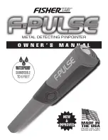 Preview for 1 page of Fisher F-Pulse Owner'S Manual