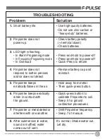 Preview for 13 page of Fisher F-Pulse Owner'S Manual