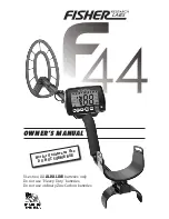 Preview for 1 page of Fisher F44 Owner'S Manual