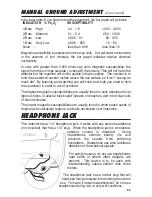 Preview for 23 page of Fisher F44 Owner'S Manual