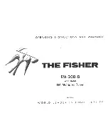 Preview for 1 page of Fisher FM-200-B Operating Instructions And Warranty