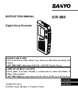 Fisher ICR-B50 Instruction Manual preview