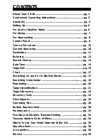 Preview for 2 page of Fisher M-Scope CZ-20 QuickSilver Operating Manual