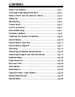 Preview for 2 page of Fisher M-SCOPE CZ-3D Operating Manual