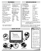 Preview for 3 page of Fisher PC-27S10 Owner'S Manual