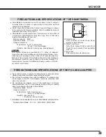 Предварительный просмотр 39 страницы Fisher PLC-SU22N Owner'S Manual