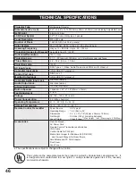 Предварительный просмотр 46 страницы Fisher PLC-SU22N Owner'S Manual