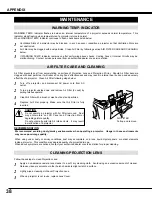 Предварительный просмотр 38 страницы Fisher PLC-XP40L Owner'S Manual