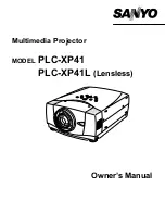 Fisher PLC-XP41 Owner'S Manual preview