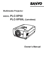 Предварительный просмотр 1 страницы Fisher PLC-XP50L Owner'S Manual