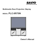 Fisher PLC-XR70N Owner'S Manual preview