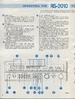 Preview for 5 page of Fisher RS-2010 Operating Instructions Manual