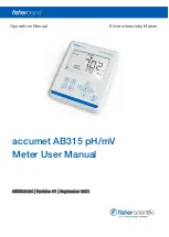 Preview for 1 page of Fisherbrand accumet AB315 User Manual